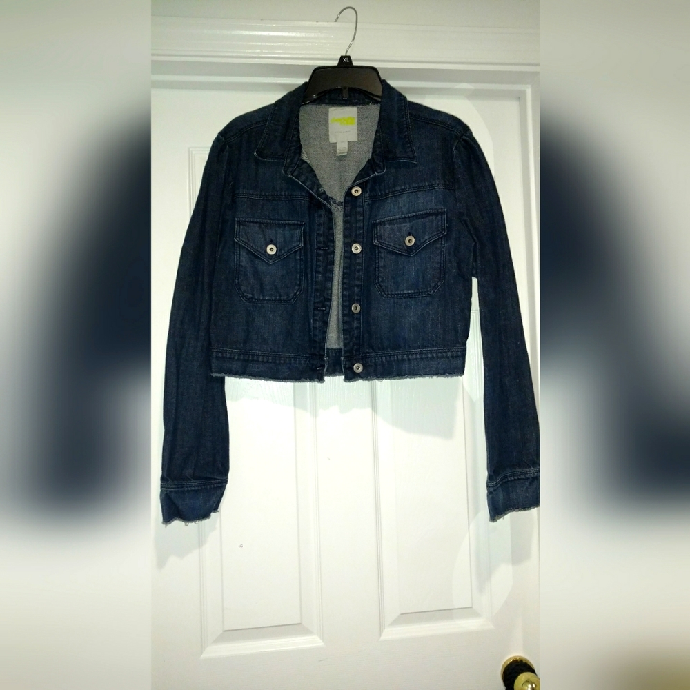 Charlotte Russe Cropped Jean Jacket